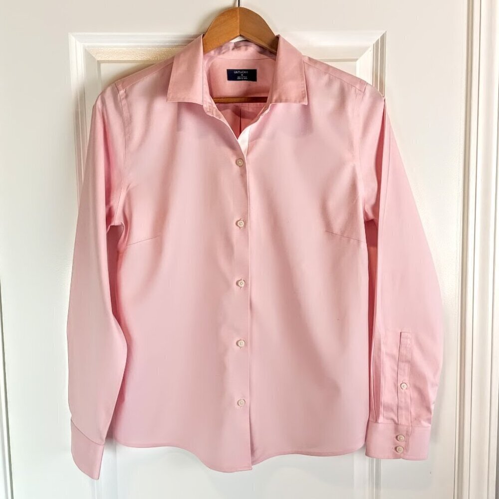 UNTUCKit Women's Button-Down Shirt in Soft Pink